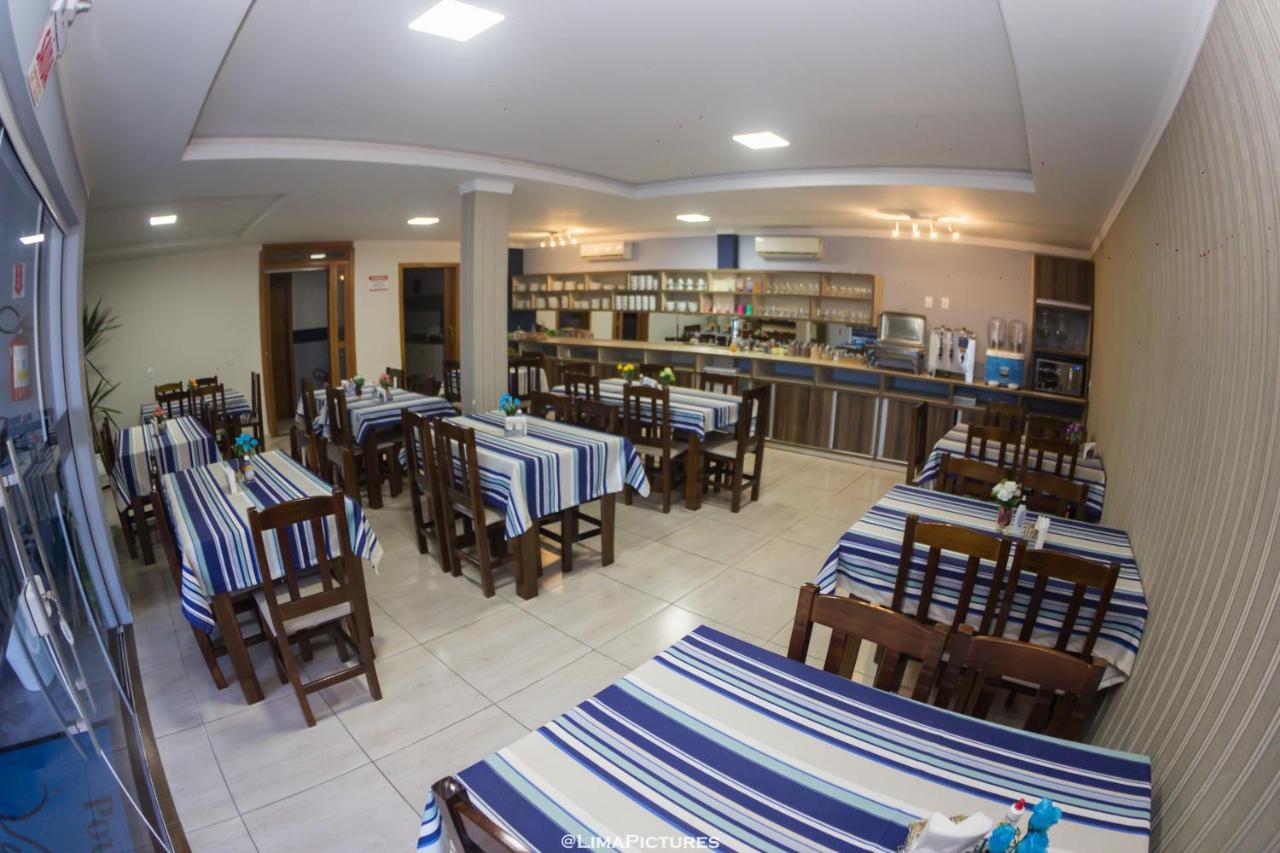 Salão do café da manhã da pousada
